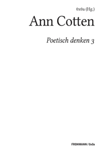 Poetisch denken 3