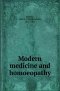 Modern medicine and homoeopathy