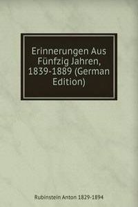 Erinnerungen Aus Funfzig Jahren