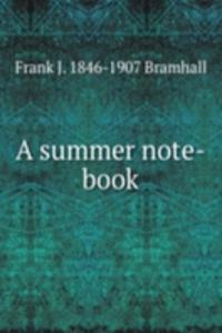 summer note-book