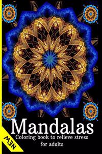 Mandala coloring book for adults