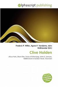Clive Holden