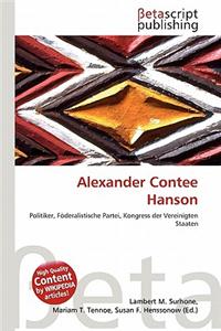 Alexander Contee Hanson