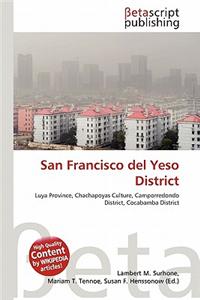 San Francisco del Yeso District