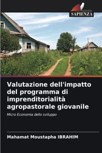 Valutazione dell'impatto del programma di imprenditorialità agropastorale giovanile