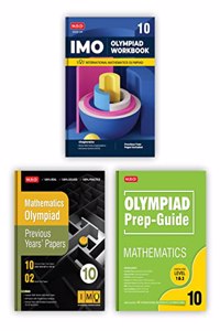 MTG International Mathematics Olympiad (IMO) Workbook, Prep-Guide & Previous Years Papers with Self Test Paper Class 10 - SOF Olympiad Books For 2023-24 Exam (Set of 3 Books)