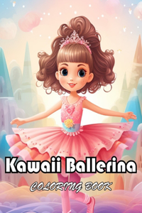 Kawaii Ballerina Coloring Book
