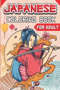 Japanese Coloring Book For Adult