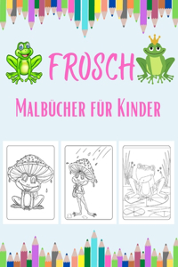 Frosch Malbücher für Kinder