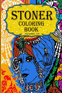 Stoner coloring book for grown-ups