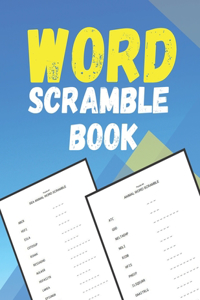 word scramble book: Summer Fun scramble about Sea Animals-Birthday-Back To School-Unicorn-Insect-Pet- Family And More