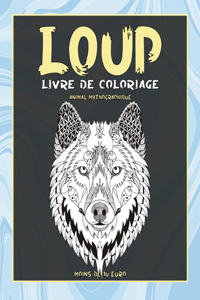Livre de coloriage - Moins de 10 euro - Animal mythographique - Loup