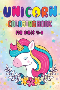 Unicorn Coloring Book for Girls 4-8