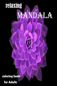 relaxing mandala coloring book for Adults