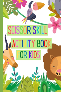 Scissors Skills Activity Book for Kids