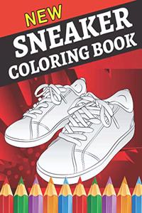 New sneaker coloring book