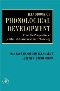 Handbook of Phonological Development