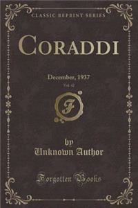 Coraddi, Vol. 42: December, 1937 (Classic Reprint)