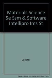 Materials Science 5e SSM & Software Intellipro IMS ST
