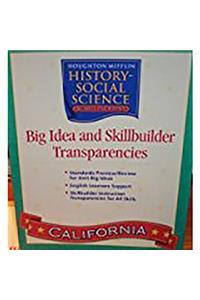 Houghton Mifflin Social Studies California: Big Idea & Skb Transp L1