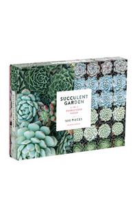 Succulent Garden 2-Sided 500 Piece Puzzle