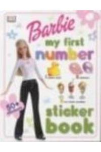 Barbie : Number Sticker Book