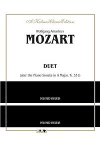 Duet (after the Piano Sonata in A Major, K. 331)