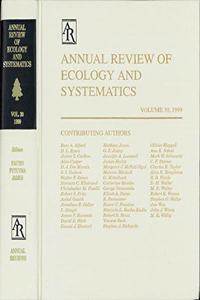 Annual Review Of Ecology And Systematics Vol 30, 1999