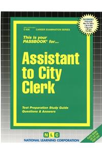 Assistant to City Clerk