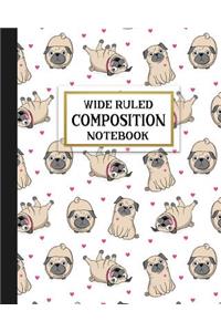 Wide Ruled Composition Notebook
