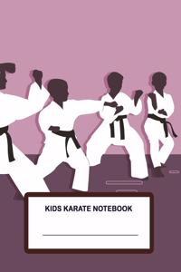 Kids Karate Notebook