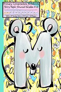 M Primary Composition Notebook Story Paper Journal