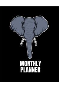 Monthly Planner Elephant