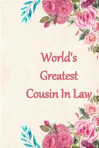 Worlds Greatest Cousin in Law