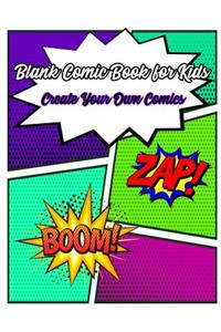 Blank Comic Book For Kids Create Your Own Comics