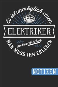 Es Ist Unmöglich Einen Elektriker Zu Beschreiben