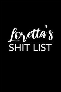 Loretta's Shit List