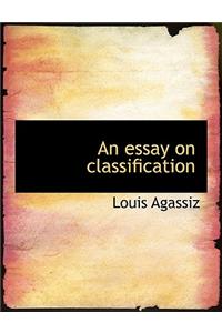 An Essay on Classification