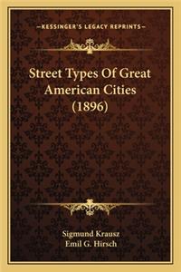 Street Types of Great American Cities (1896)