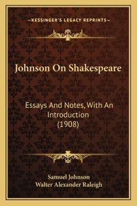 Johnson On Shakespeare