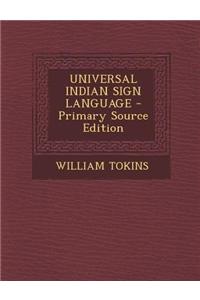 Universal Indian Sign Language