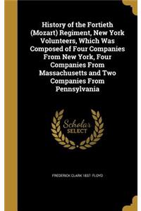 History of the Fortieth (Mozart) Regiment, New York Volunteers, Which Was Composed of Four Companies From New York, Four Companies From Massachusetts and Two Companies From Pennsylvania