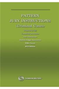 Pattern Jury Instructions (Criminal Case)