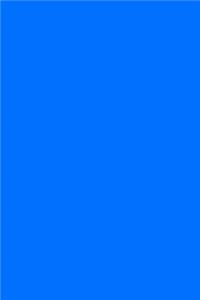 Journal Varsity Blue Color Simple Plain Blue