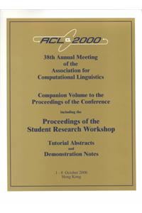 ACL Proceedings 2000 Conf