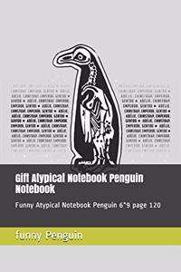 Gift Atypical Notebook Penguin Notebook