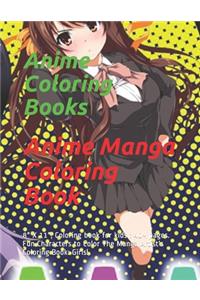 Anime Manga Coloring Book