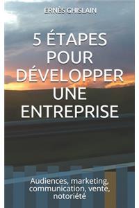 5 Étapes Pour Développer Une Entreprise