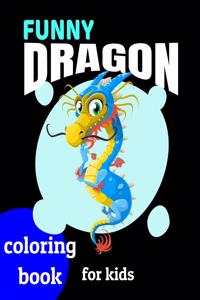 Funny Dragons coloring book for kids