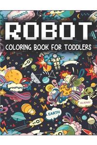 Robot Coloring Book for Toddlers